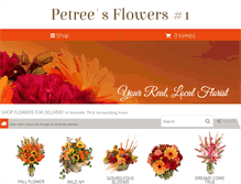 Tablet Screenshot of petreesflowers1.com